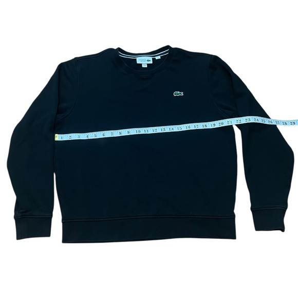 Black Lacoste Crew Neck Sweater (M) - Picture 4 of 7